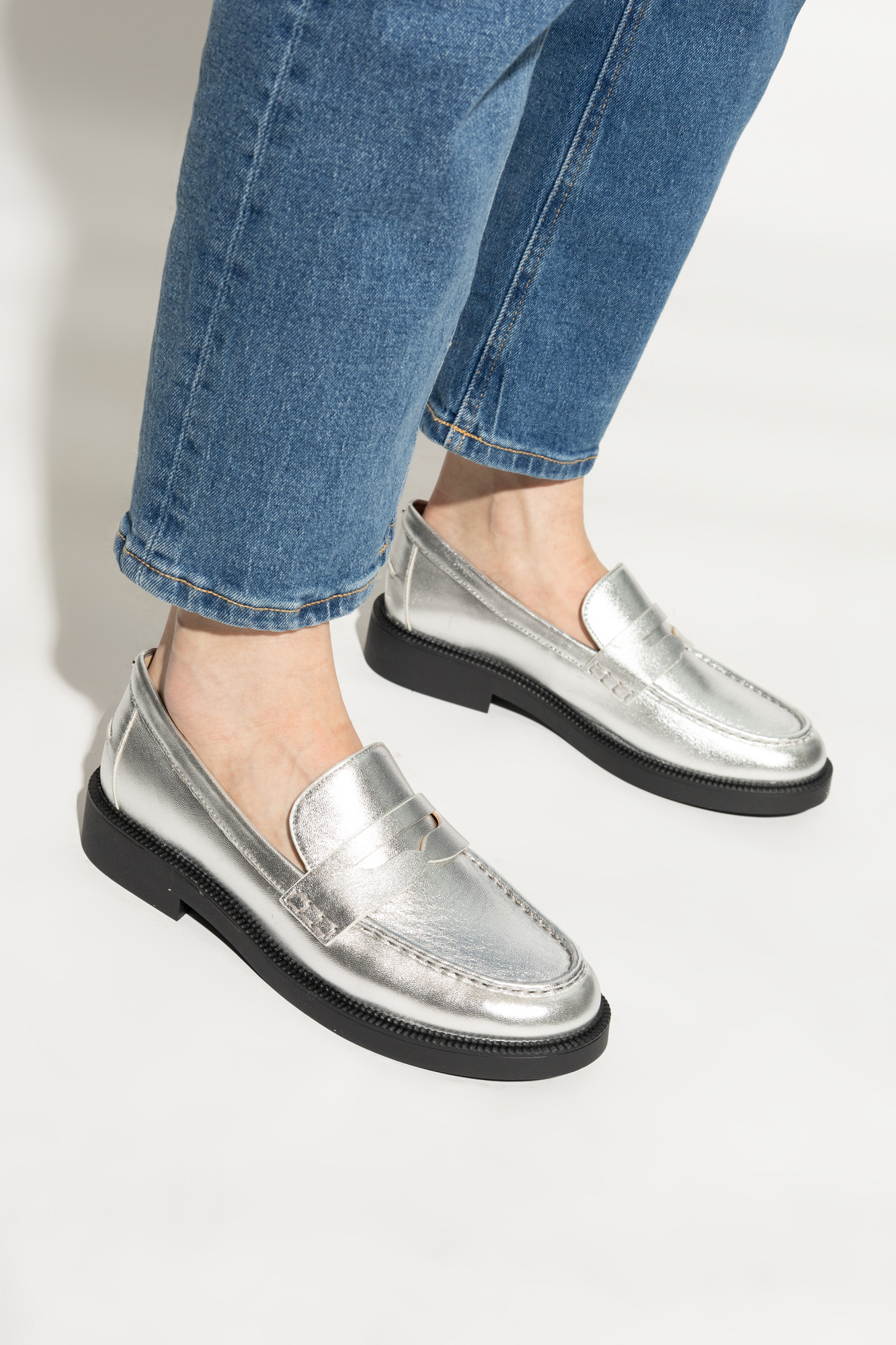 Silver Michael Michael Kors Ede loafers Michael Michael Kors Vitkac GB